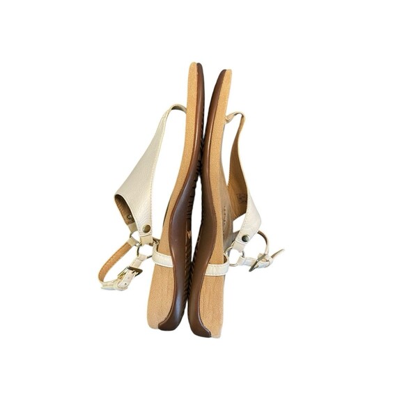 Vionic Kirra Sandals Womens 8.5 White Thong Slingback Adjustable Arch Support - Picture 7 of 12